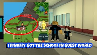 I FINALLY GOT THE SCHOOL IN GUEST WORLD | Guest World Ep #3