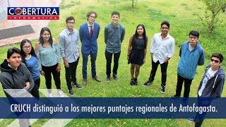 Consejo de Rectores de Chile distinguió a los mejores puntajes de Antofagasta.
