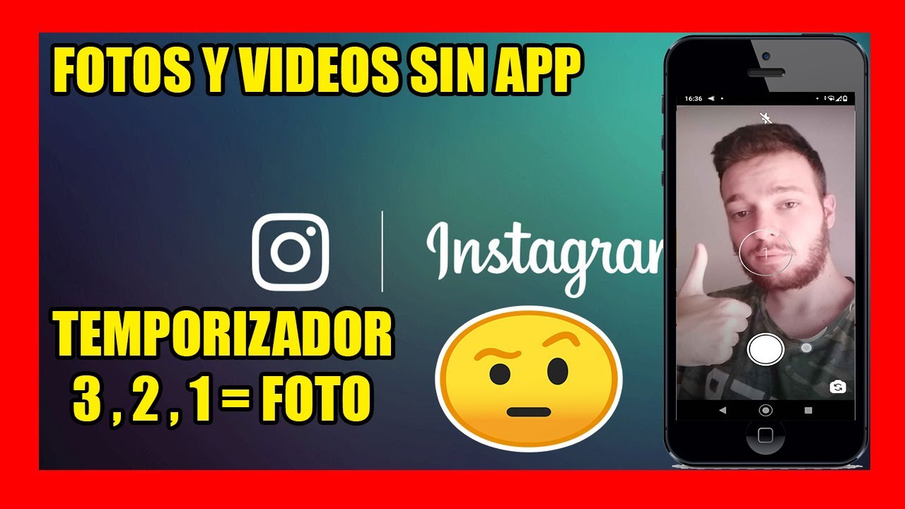 Como PONER TEMPORIZADOR⏲ en INSTAGRAM para FOTOS🖼 y VIDEOS📽 [SIN APP