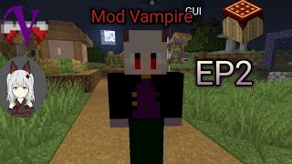 Minecraft Javaมือถือ Mod Vampire เอาชีวิตรอด-เเวมไพร์บุกหมู่บ้าน!![DarkFox]EP2