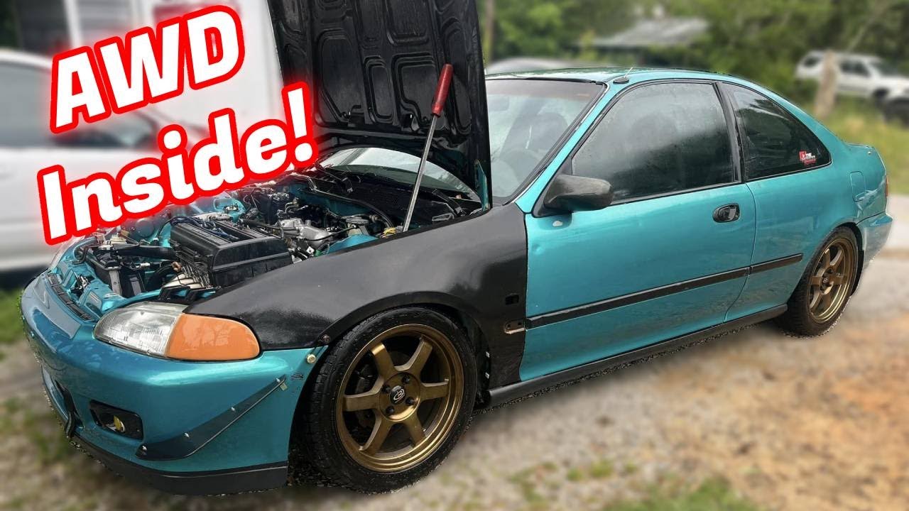 Занижение honda civic eg