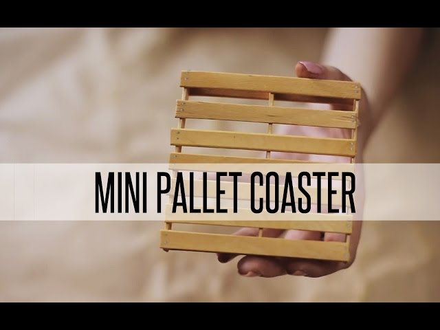 DIY Mini Pallet Coasters (Fun & Functional)