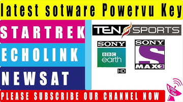 How To PowerVuKey | Neosat | Echolink | StarTrek | SonyOk