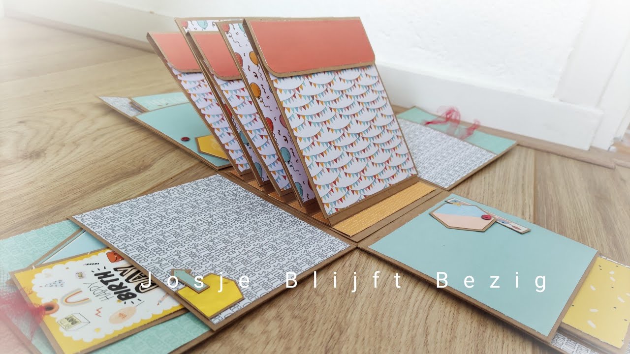 Gigantische Explosion Box Tutorial - Nederlands / Dutch - YouTube