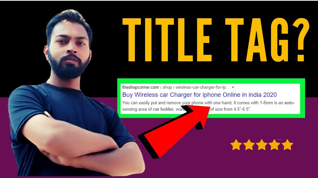 What Is Title Tag Title Tag In SEO 5 Title Tag Optimization Tips