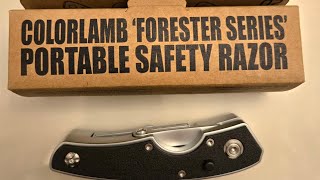 Colorlamb 'Forrester Series' Portable Safety Razor (AliExpress)/Catie's Bubbles Creme D'Menthe Soap