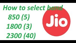 How to lock band on Jio | Mediatek processor