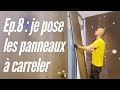 Ep8 : Je pose les panneaux à carreler et installe un plancher chauffant!!