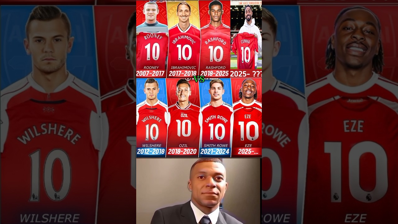 No.10 Evolution 🔴 Man United vs Arsenal ⚔️🔥