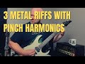 Heavy Metal Riffs with Pinch Harmonics (3 Lessons)