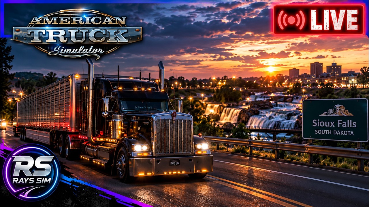 LIVE 🔴 Cruising South Dakota Continues! 🇺🇸 | ATS World of Trucks Event