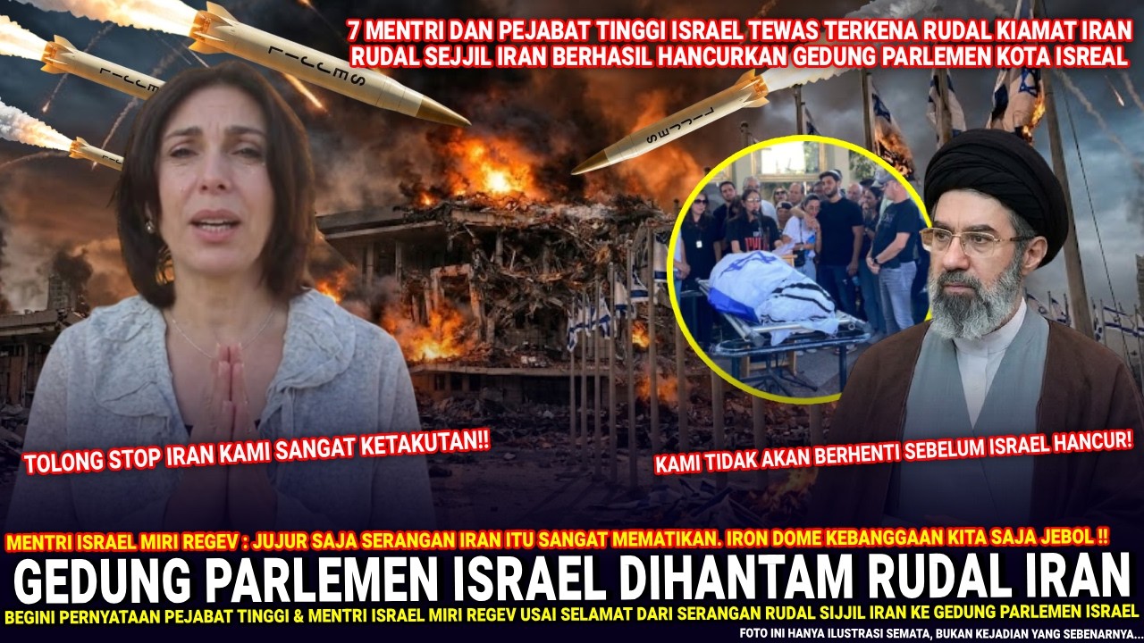 🔴 7 PEJABAT TINGGI ISRAEL TEWAS !! Mentri Israel MENANGIS Akui Serangan Rudal Kiamat Iran Mematikan