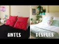 ¡CAMBIO EXTREMO! De habitación aburrida a oasis de plantas y mi esposo hace una cama│Candy Bu