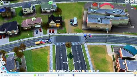 SimCity (2013) Pedestrian AI