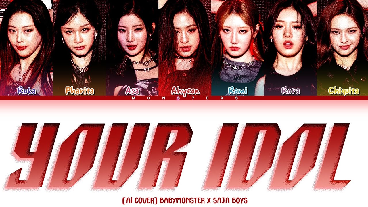 [AI COVER] BABYMONSTER "Your Idol" X SAJA BOYS from KPOP DEMON HUNTERS (color coded lyrics) 
