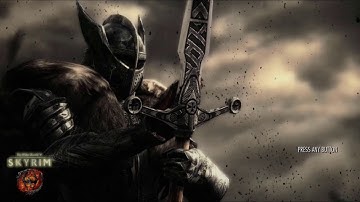Skyrim Animated Menu Mod - The Last Dragonborn, Most Relaxing Skyrim Menu Mod?