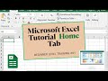 Mastering Microsoft Excel: Home Tab Explained Step-by-Step