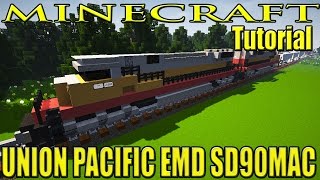 MINECRAFT / HYTALE : Train Tutorial :  Union Pacific EMD SD90MAC Engine