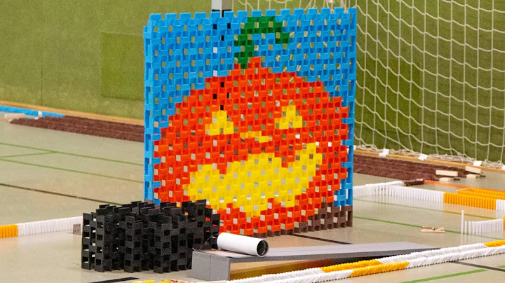 The Story of Jack O'Lantern in 47,174 dominoes | H...