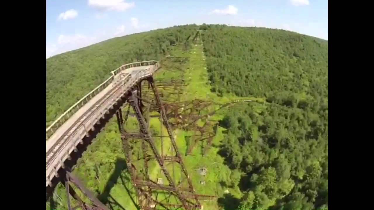 Kinzua Bridge State Park Drone footage 2015
