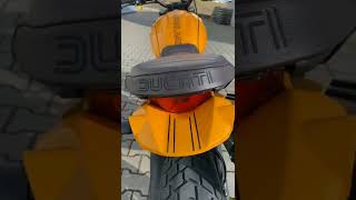 beautiful unboxing Ducati Scrambler 1100 Tribute PRO in the color \