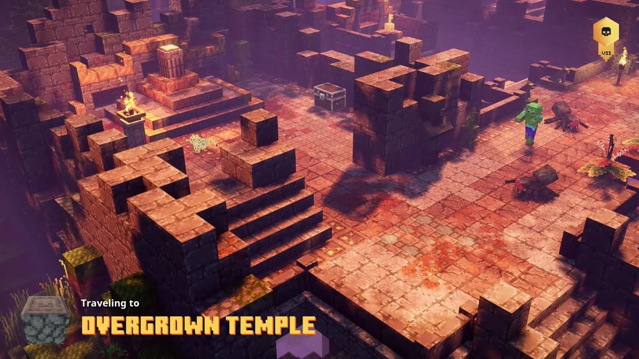 OVERGROWN TEMPLE (Minecraft Dungeons) 16 YouTube