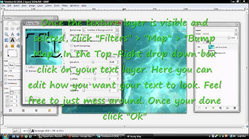 Gimp Grunge Text Tutorial - YouTube.wmv