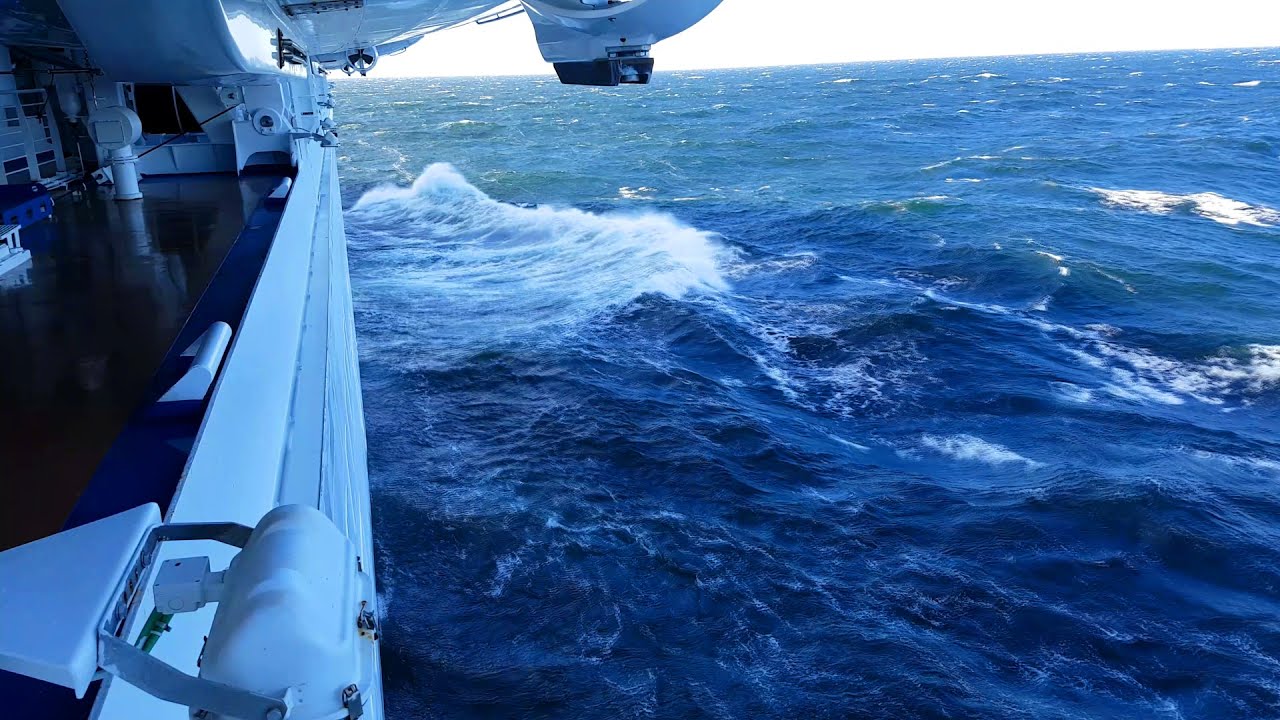 ROUGH BALTIC SEAS Onboard Regal Princess