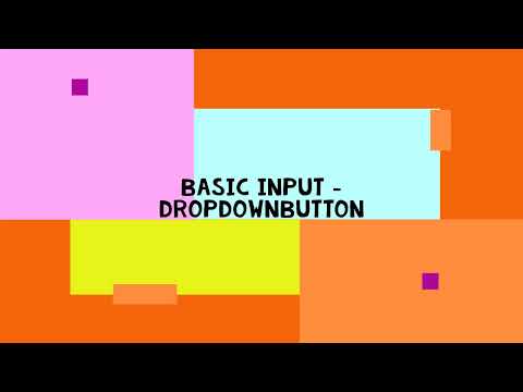 02 - Sobre WinUI 3 Gallery - Basic Input - DropDownButton
