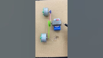 DIY DC to DC Motor Generator | How to Make a DC Motor a Generator #shorts #motor #dcmotor