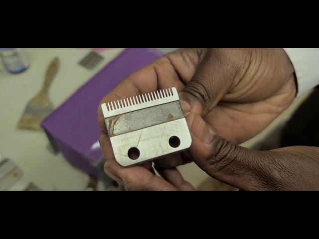 Part 1.HOW TO SHARPEN ANY CLIPPER BLADE PROFESSIONALLY!! 