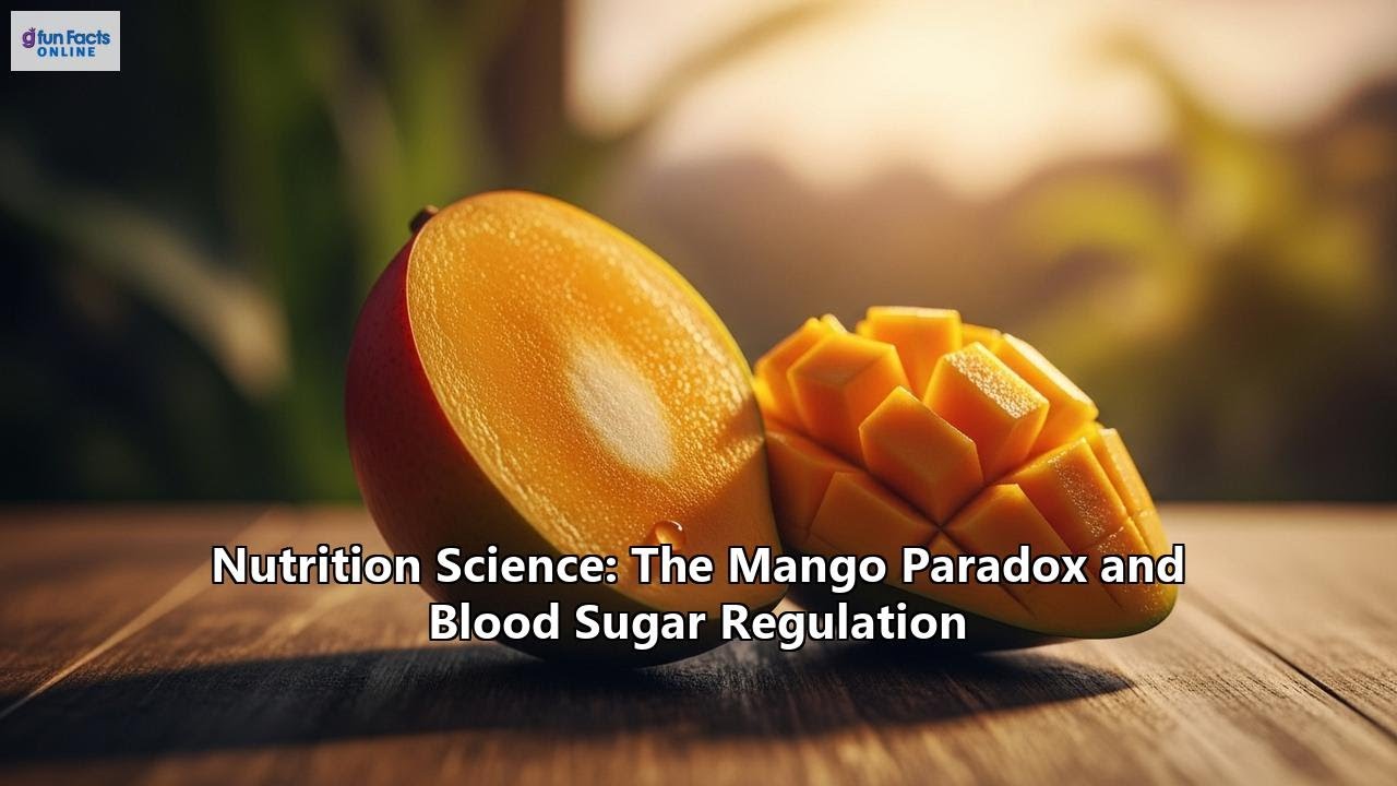 Nutrition Science: The Mango Paradox and Blood Sugar Regulation