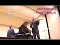 Brahms "Scherzo from F.A.E. sonata"　Atef Halim (vn) + Pascal Gillot (pf)
