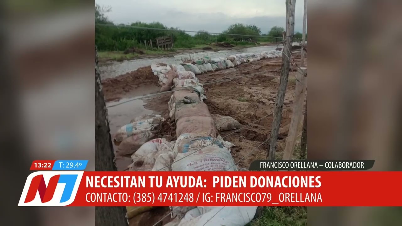 Crecida del río Salado: piden colaboración para asistir a familias afectadas en el norte provincial