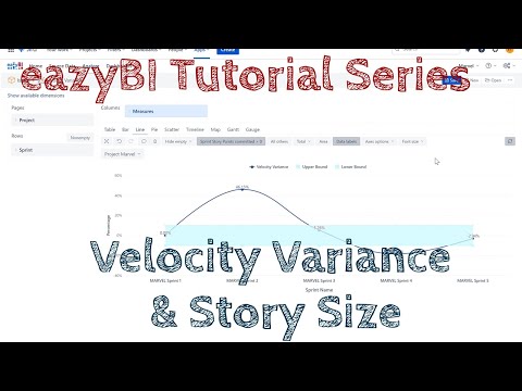 eazyBI - Velocity Variance and Story Size