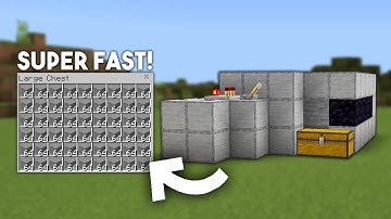 SIMPLE 1.19 AUTOMATIC STONE FARM TUTORIAL in Minecraft Bedrock (MCPE/Xbox/PS4/Switch/Windows10)