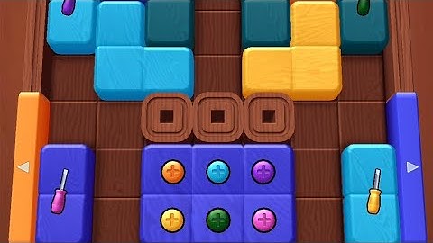 Wood Away Block Jam Level 85 Game Walkthrough Solution
