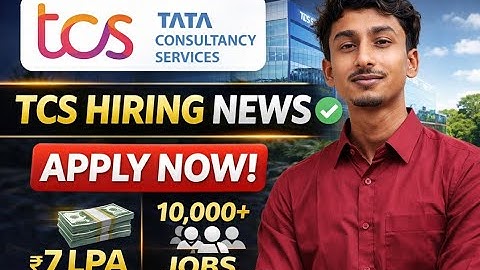 TCS Hiring Alert 2025 – B.Sc Ignite & Smart Drive (Step-by-Step Apply)