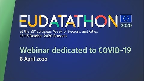 EU Datathon 2020  - Webinar dedicated to COVID-19 data