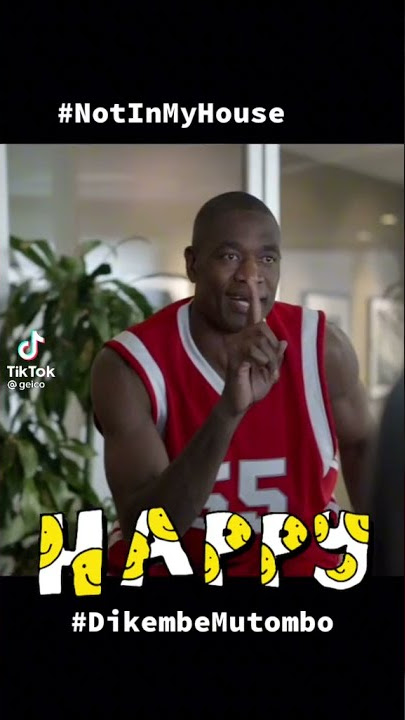 dikembe mutombo no no no commercial funny 😆 #nba #basketball
