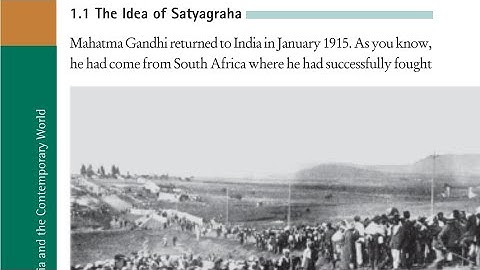 Mahatma Gandhi & Idea of Satyagraha | Nationalism in India | Class 10