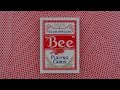 Bee Club Special Red Playing Cards Deck Review Display