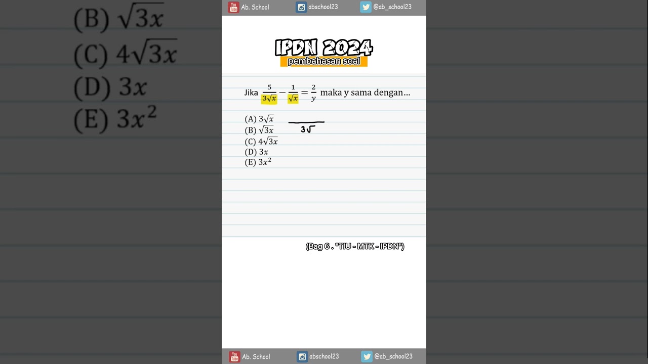 [TES IPDN 2024] BAHAS SOAL SKD-TIU IPDN BAG.6‼️