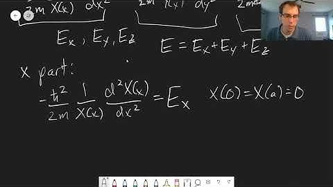 Chapter 3: Particle in a Cube, Part 2 | CHM 309 | 033