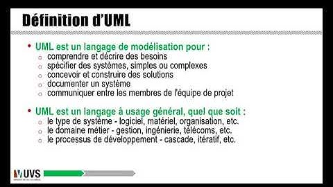 v63: Tutorat UVS sur la Conception Orientée Objet: #1