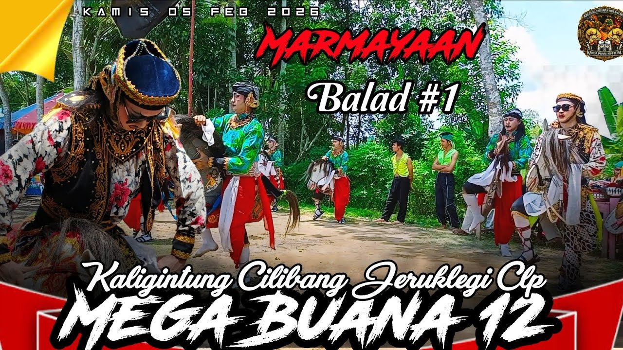 EBEG MEGA BUANA 12 BABAK 1 MARMAYAAN FULL JANTURAN || Kaligintung Cilibang Jeruklegi Clp