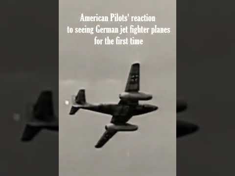 American Pilots Reaction To German Jet Fighter Planes!