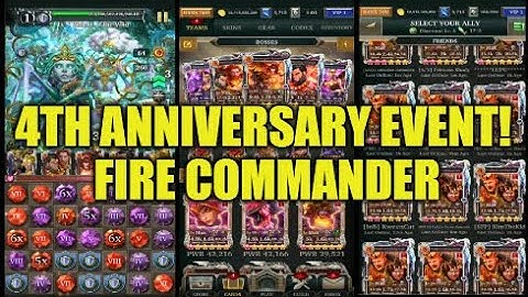 Legendary Game Of Heroes: 4th Anniversary Event Deck Ideas/Team Testing