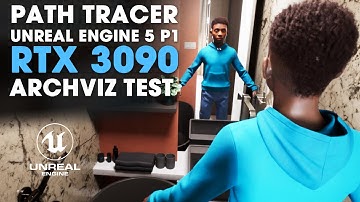 RTX 3090 Testing Path Tracer in the Unreal Engine 5 Preview 1 ~ MetaHuman Reflection
