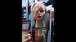 bleaching hair platinum blonde and glue hair extensions